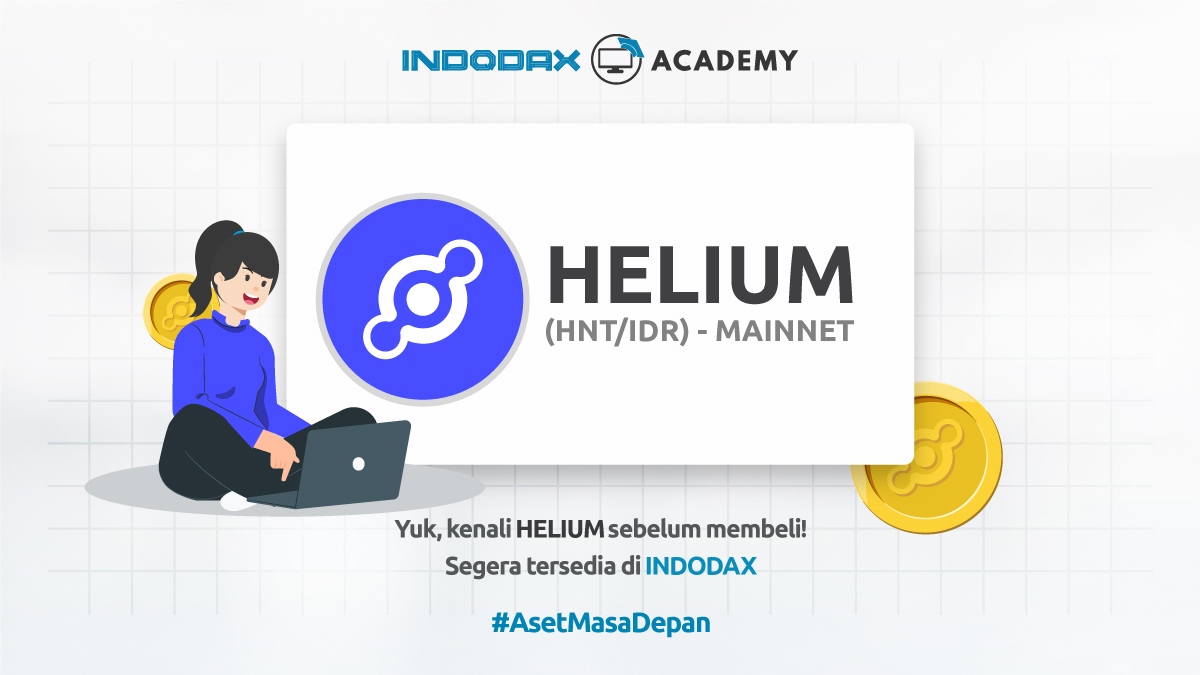 Helium (HNT) Token Kini Sudah Resmi di INDODAX