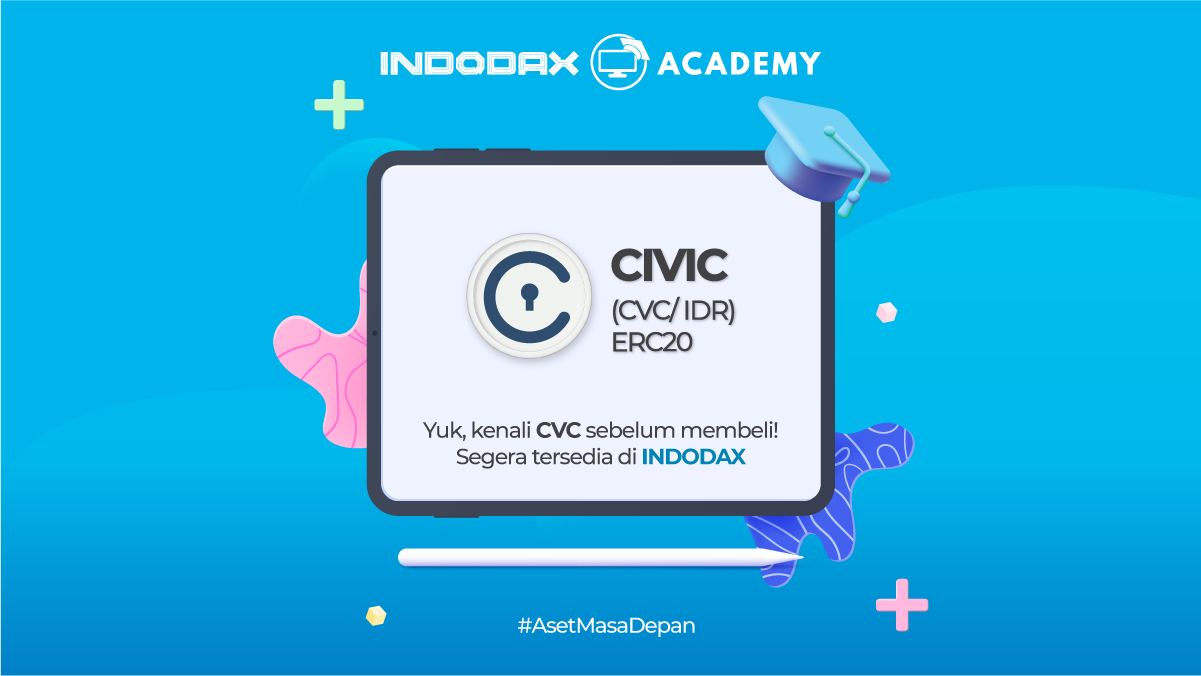 Civic (CVC) Token Aset kripto Unik Hadir di INDODAX