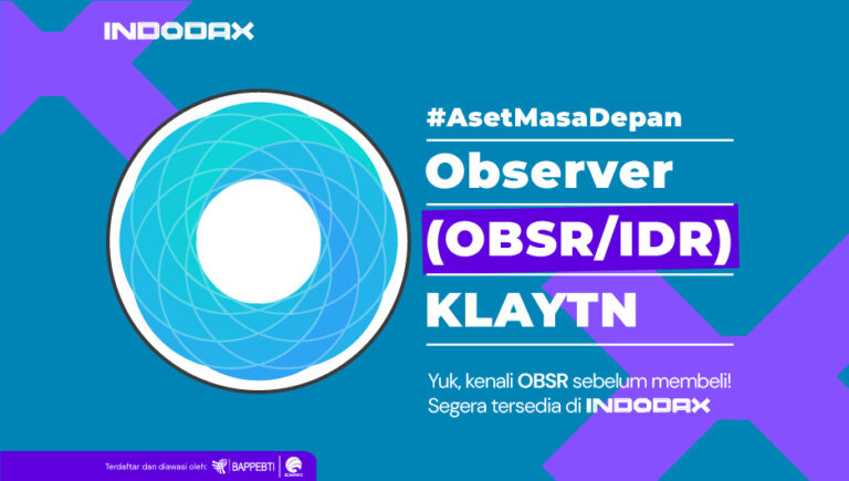 Observer (OBSR) Coin Hadir di Indodax, Yuk Kenalan!