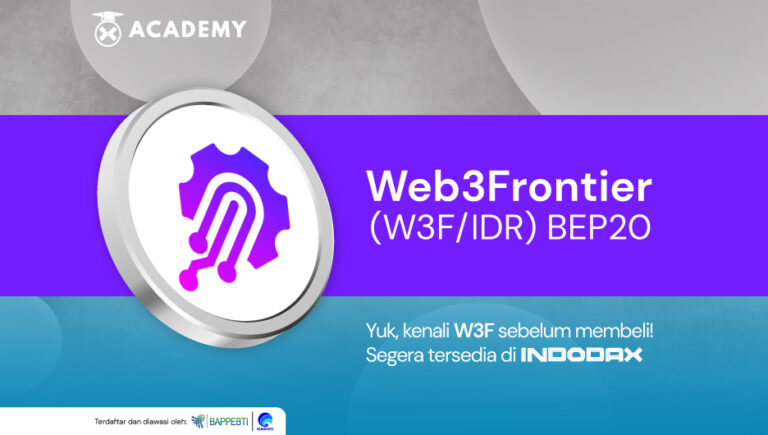 Web3Frontier (W3F) is Now Available on INDODAX!