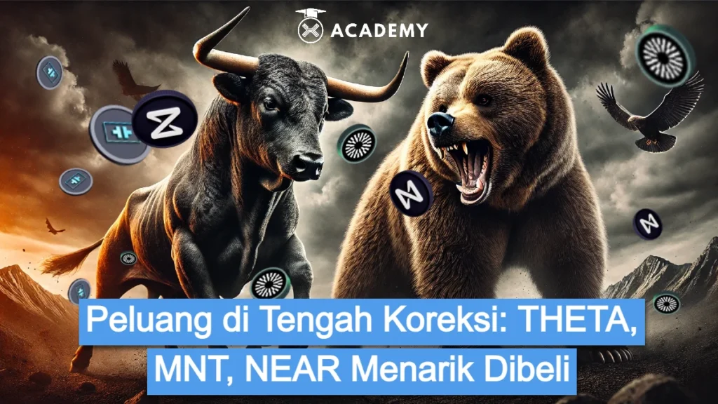 Peluang di Tengah Koreksi THETA, MNT, NEAR Menarik Dibeli (1)