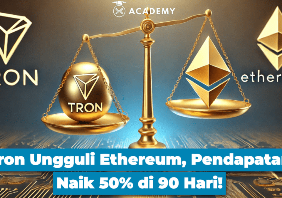 Tron Ungguli Ethereum, Pendapatan Naik 50% di 90 Hari!