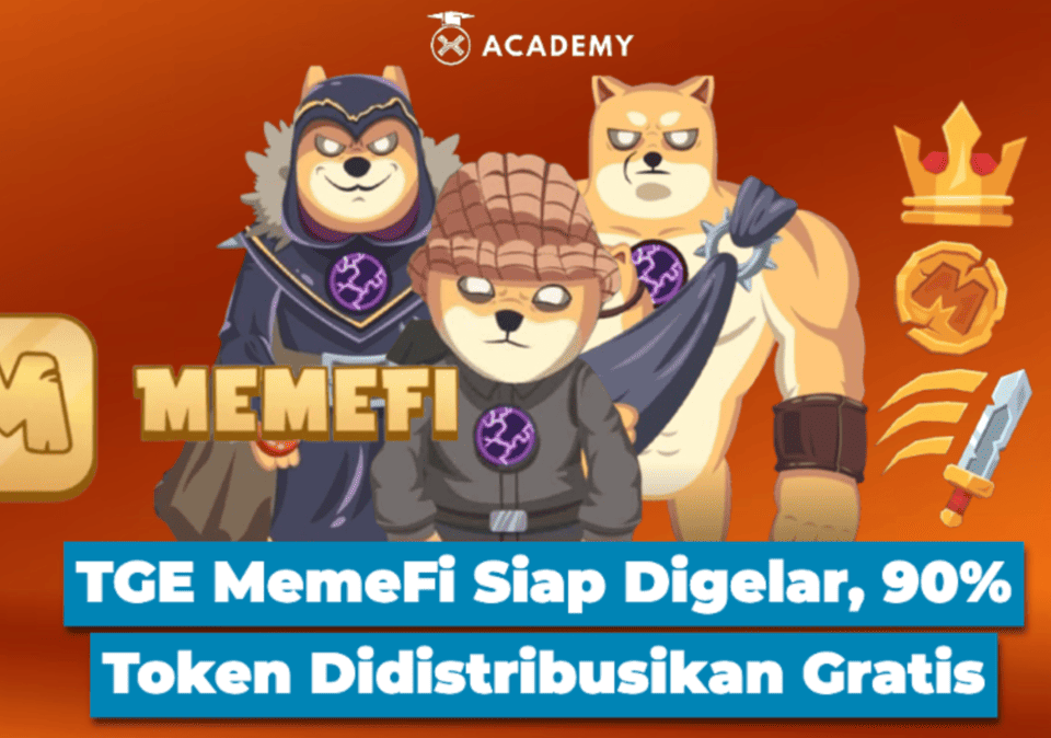 TGE MemeFi Siap Digelar, 90% Token Didistribusikan Gratis