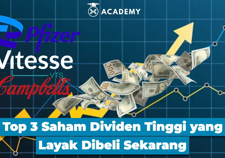 Top 3 Saham Dividen Tinggi yang Layak Dibeli Sekarang