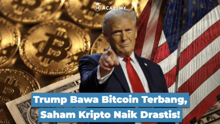 Trump Bawa Bitcoin Terbang, Saham Kripto Naik Drastis!