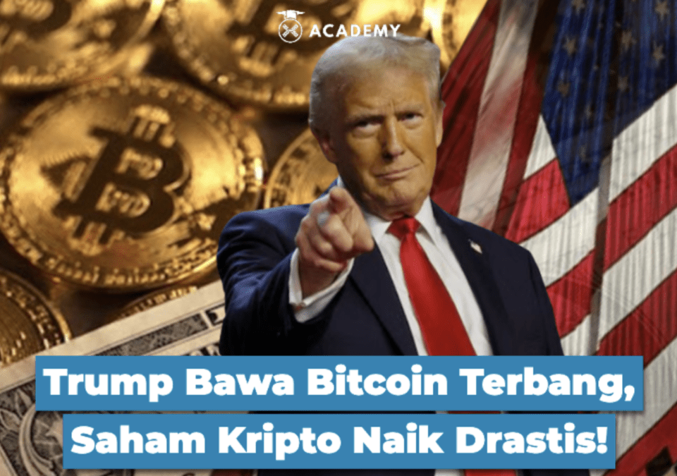 Trump Bawa Bitcoin Terbang, Saham Kripto Naik Drastis!