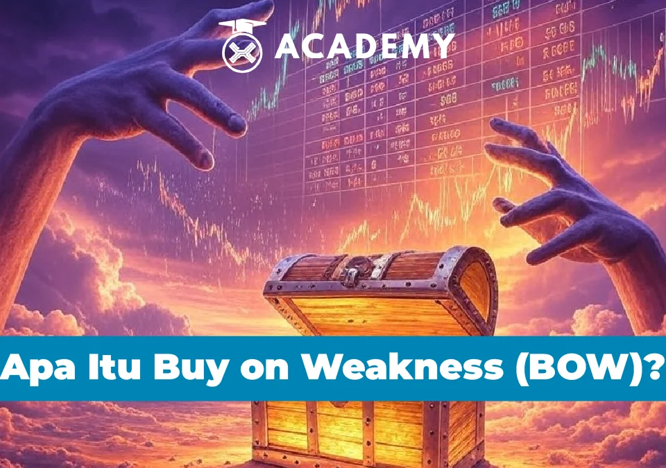 Mengenal Buy on Weakness (BOW) dalam Saham & Strateginya
