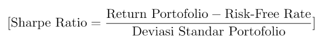 Cara Menghitung Sharpe Ratio