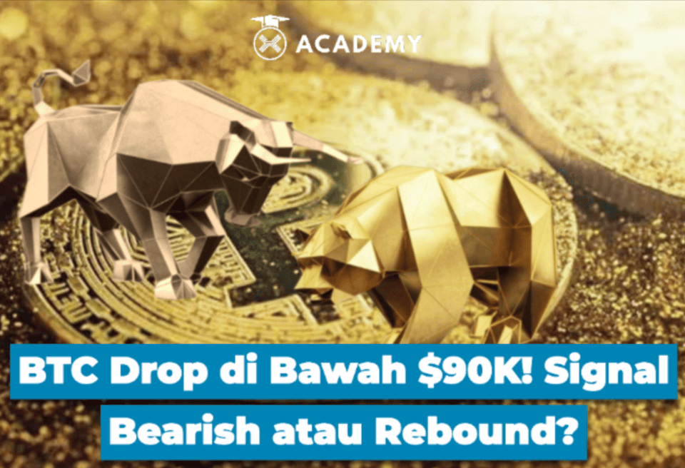 BTC Drop di Bawah $90K! Signal Bearish atau Rebound?