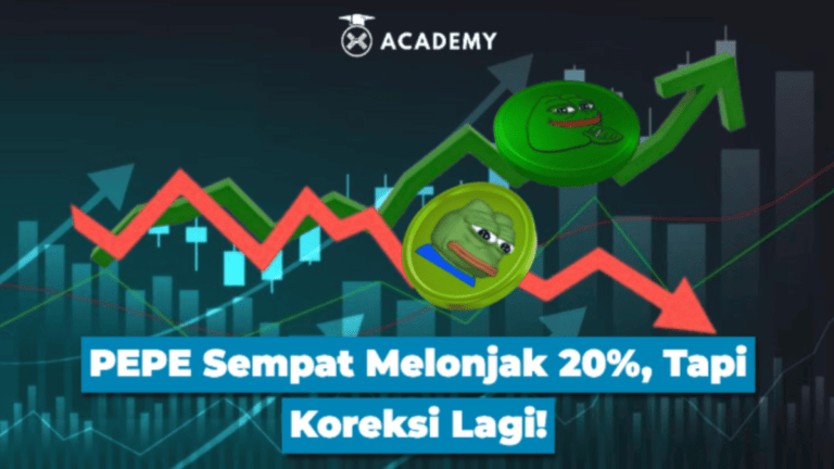 PEPE Sempat Melonjak 20%, Tapi Koreksi Lagi!