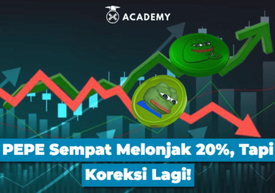 PEPE Sempat Melonjak 20%, Tapi Koreksi Lagi!