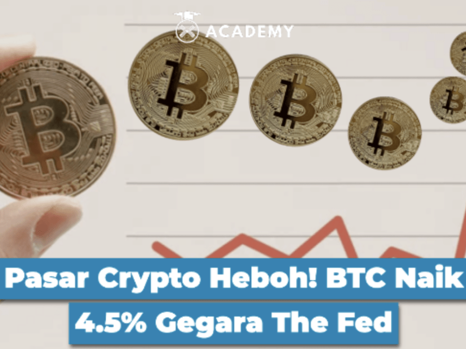 Pasar Crypto Heboh! BTC Naik 4.5% Gegara The Fed