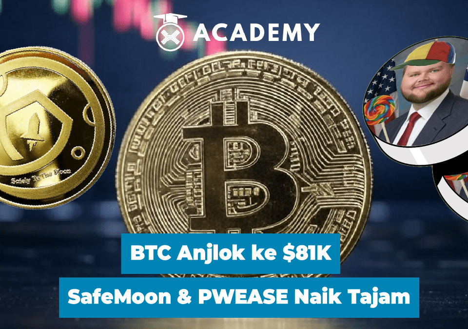 BTC Anjlok ke $81K; SafeMoon & PWEASE Naik Tajam