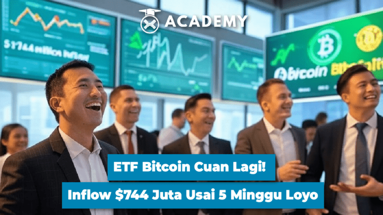 ETF Bitcoin Cuan Lagi! Inflow $744 Juta Usai 5 Minggu Loyo