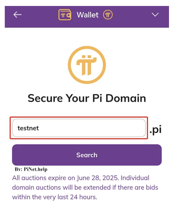 pilih domain Cari dan Lakukan Bid pada Pi Domain yang Diinginkan