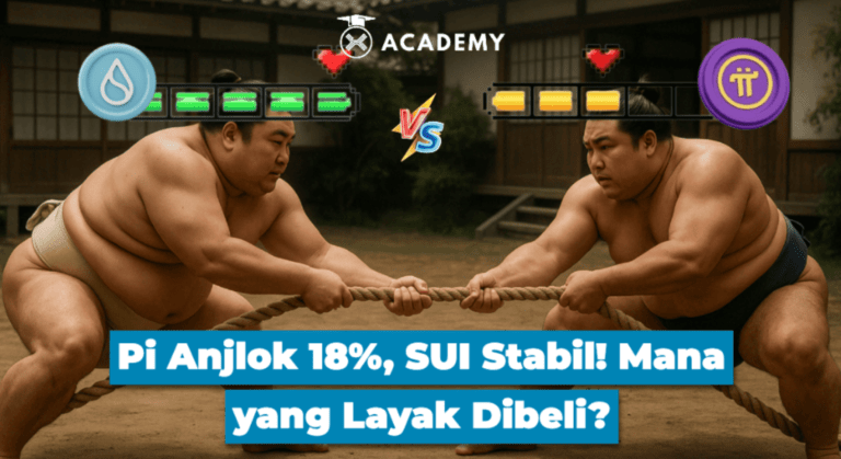 Pi Anjlok 18%, SUI Stabil! Mana yang Layak Dibeli?