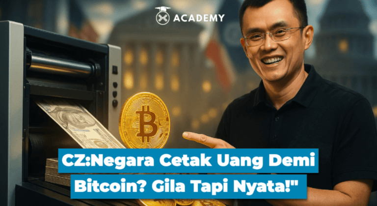 Gila! CZ Sebut Negara Akan Cetak Uang Demi Bitcoin