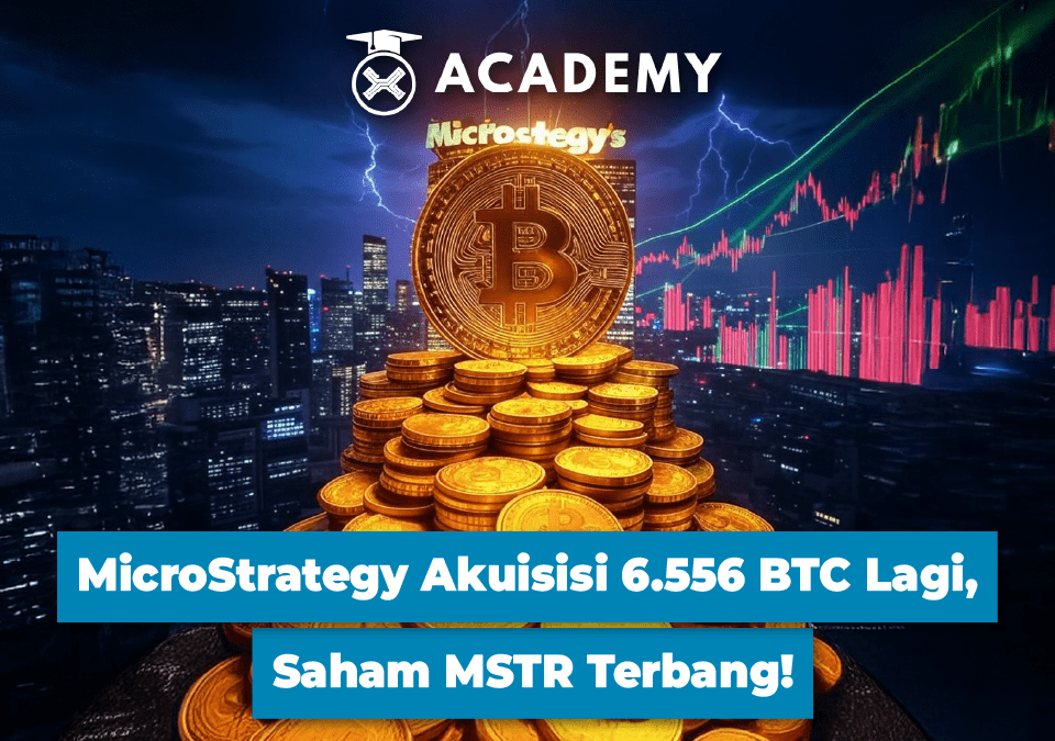 MicroStrategy Akuisisi 6.556 BTC Lagi, Saham MSTR Terbang!