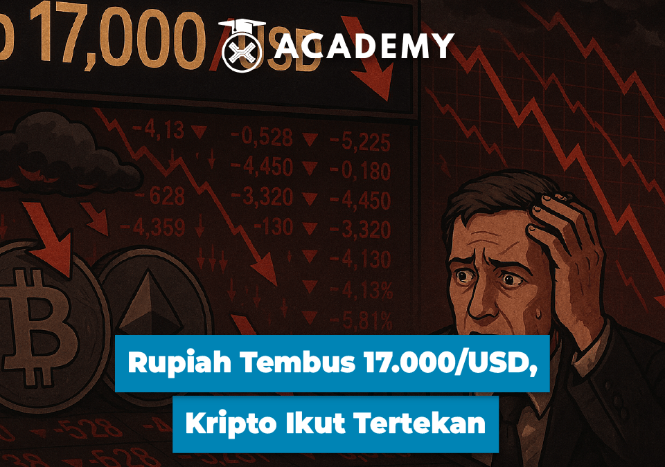 Rupiah Tembus 17.000/USD, Kripto Ikut Tertekan