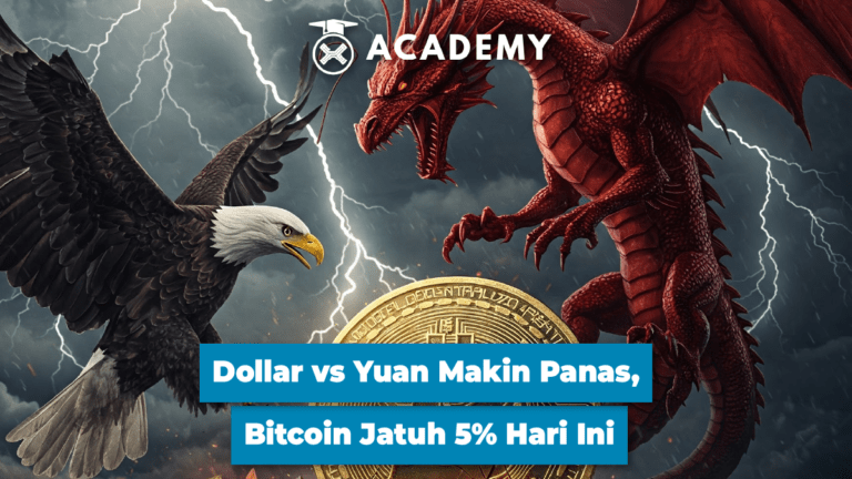 Dollar vs Yuan Makin Panas, Bitcoin Jatuh 5% Hari Ini