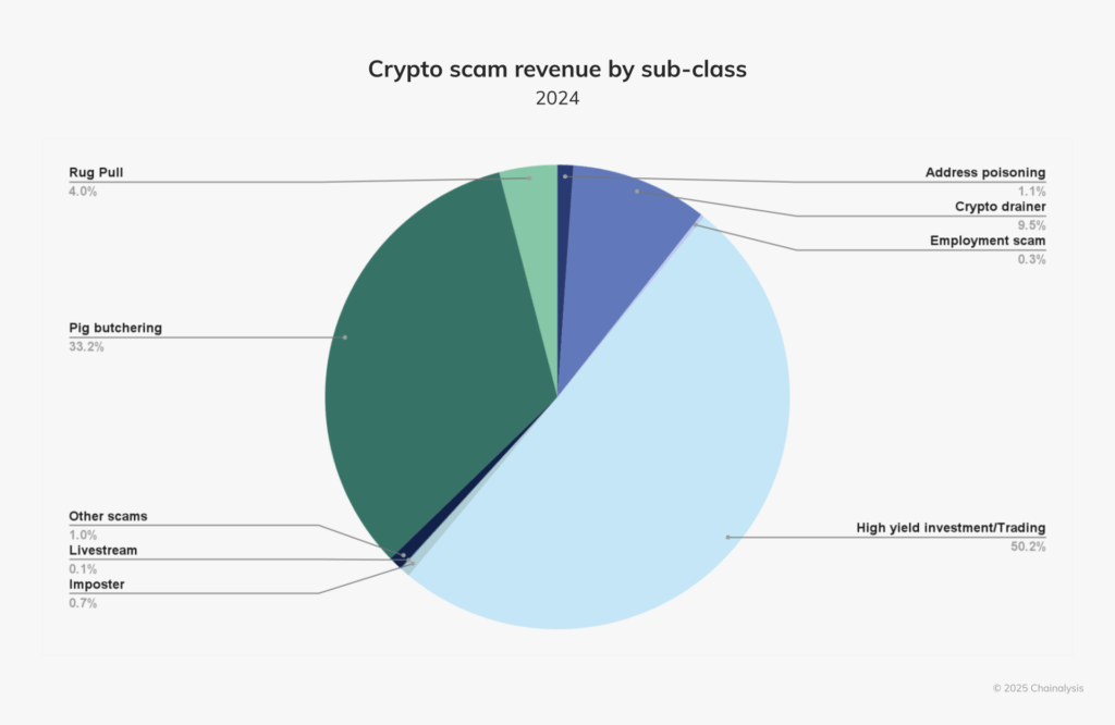 HYIS & Pig Butchering Dominasi Revenue Scam 2024