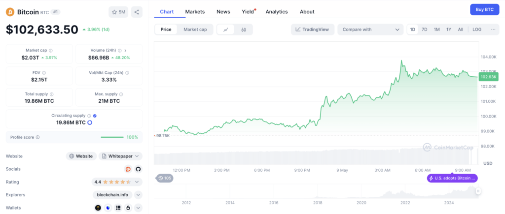 Harga Bitcoin Berhasil Sentuh $100K