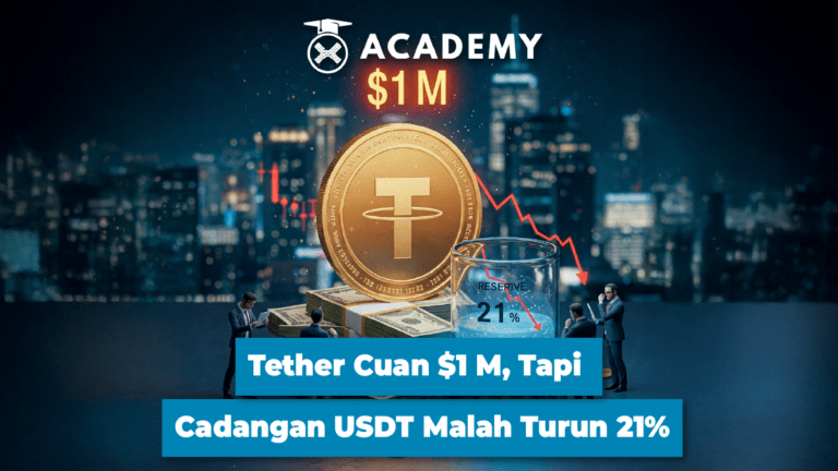 Tether Cuan $1 M, Tapi Cadangan USDT Malah Turun 21%