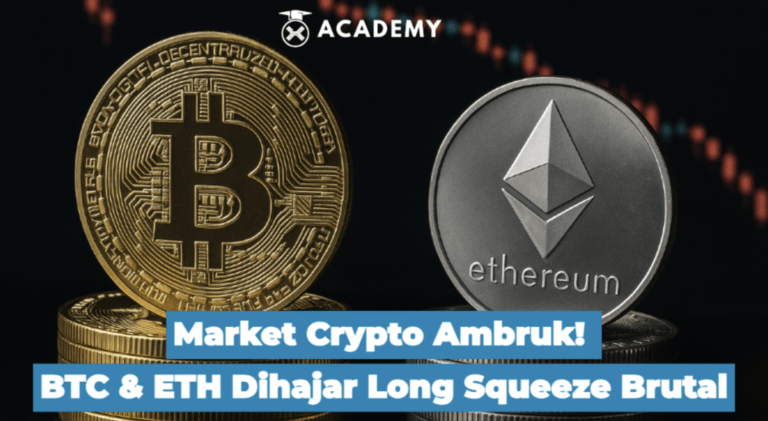 Market Crypto Ambruk! BTC & ETH Dihajar Long Squeeze Brutal