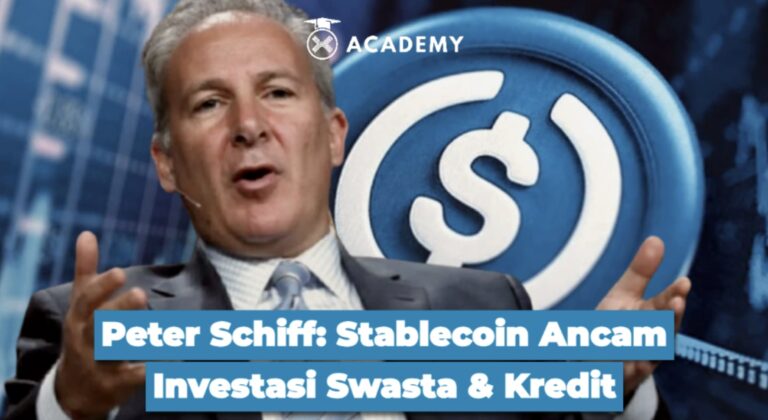Peter Schiff: Stablecoin Ancam Investasi Swasta & Kredit