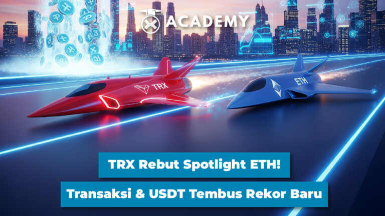 TRX Rebut Spotlight ETH! Transaksi & USDT Tembus Rekor Baru