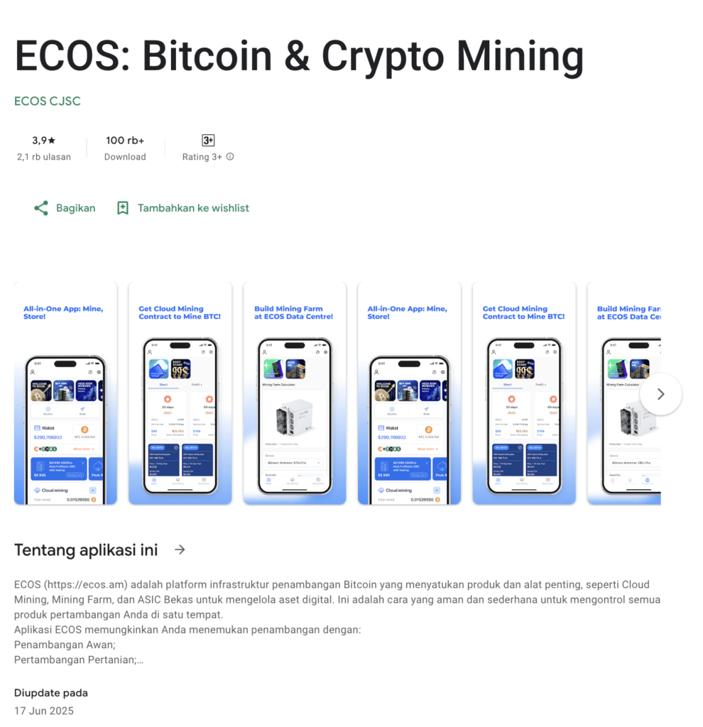 ecos mining ss Apa Itu ECOS Mining dan Gimana Cara Kerjanya?