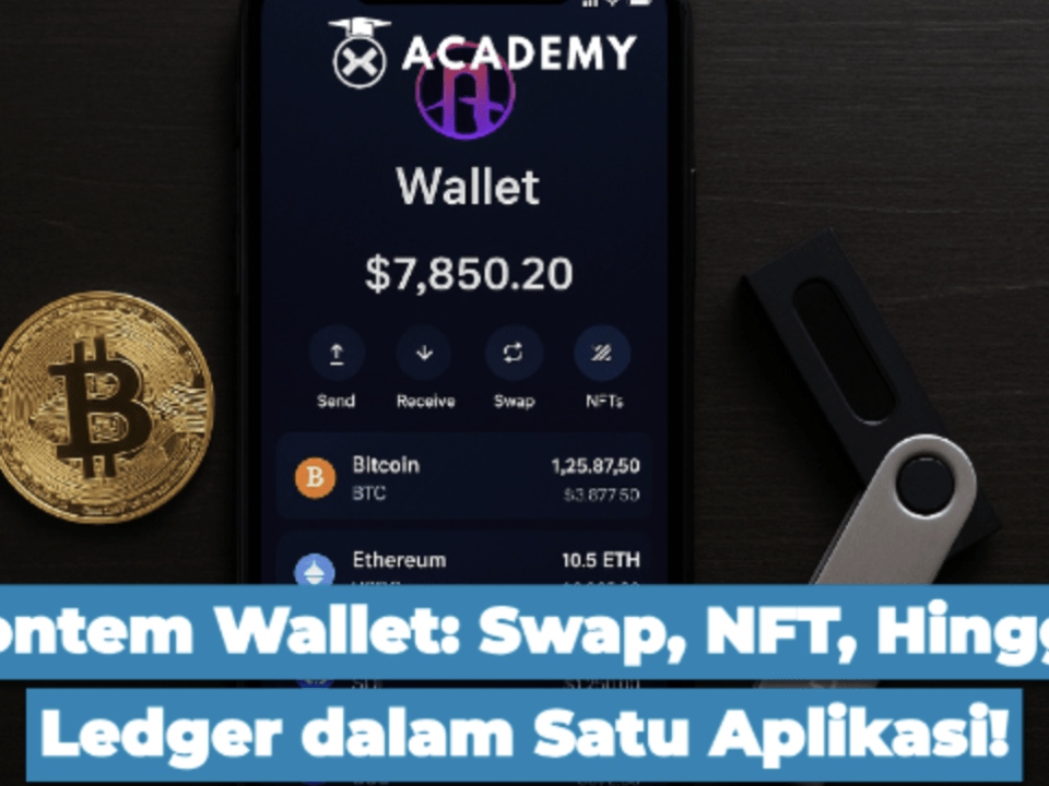 Pontem Wallet: Swap, NFT, Hingga Ledger dalam Satu Aplikasi!