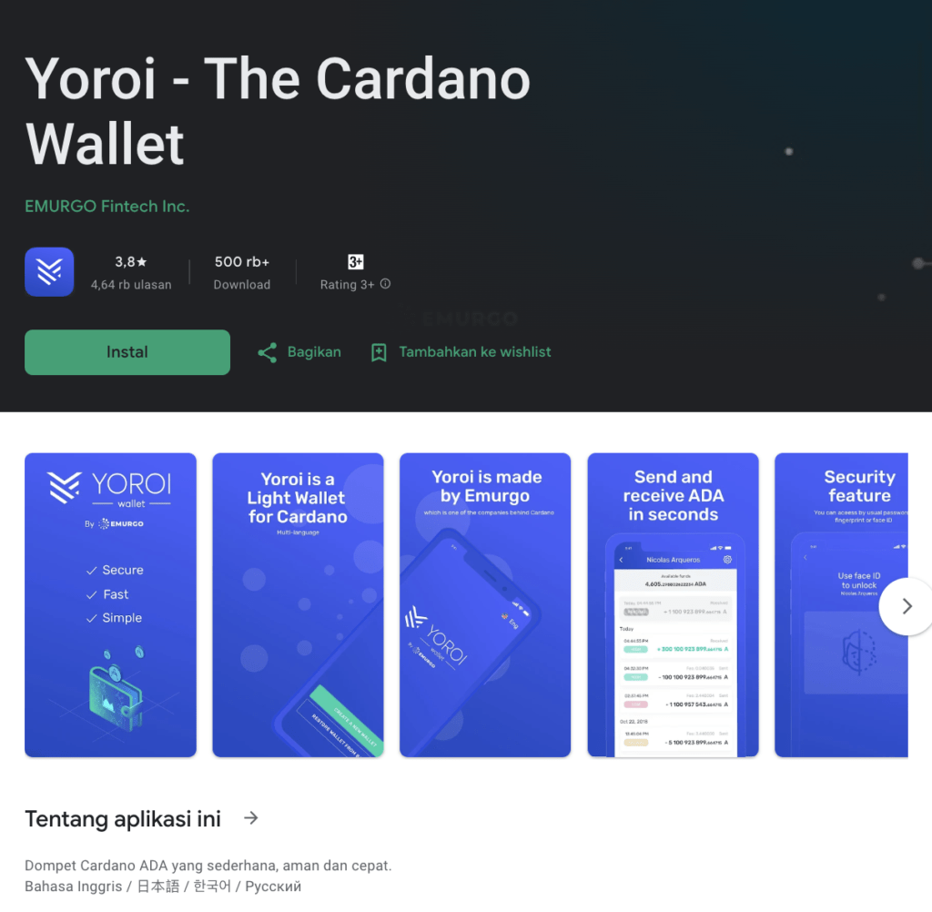 Apa Itu Yoroi Wallet dan Siapa di Baliknya? Apa Itu Yoroi Wallet dan Siapa di Baliknya?