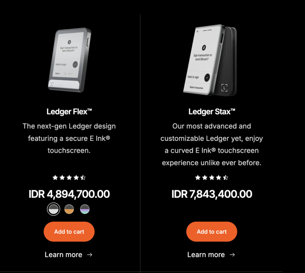 Berapa Harga Ledger Flex Wallet di 2025?