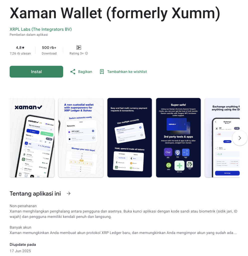 Apa Itu Xaman Wallet? Masih Aktif Gak di 2025? A Apa Itu Xaman Wallet? Masih Aktif Gak di 2025?