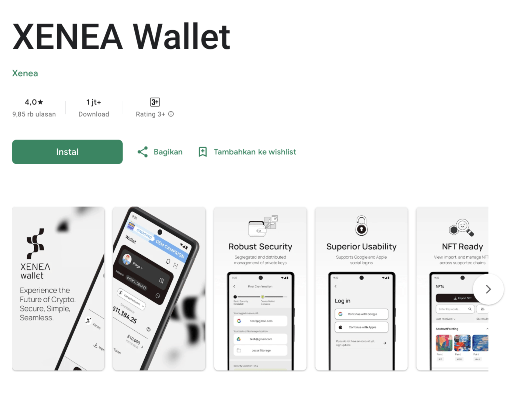 xenia wallet apk XENEA Wallet: Dompet Baru yang Nyaman dari Hari Pertama