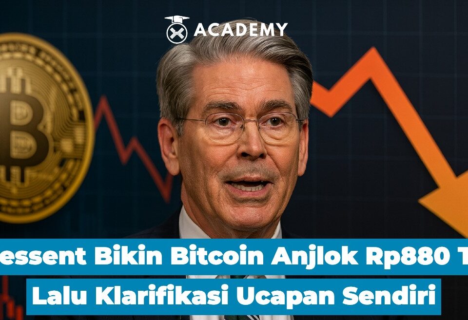 Bessent Bikin Bitcoin Anjlok Rp880 T, Lalu Klarifikasi Ucapan Sendiri