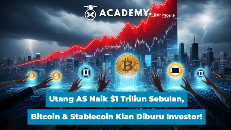 Utang AS Naik $1 Triliun Sebulan, Bitcoin & Stablecoin Kian Diburu Investor!