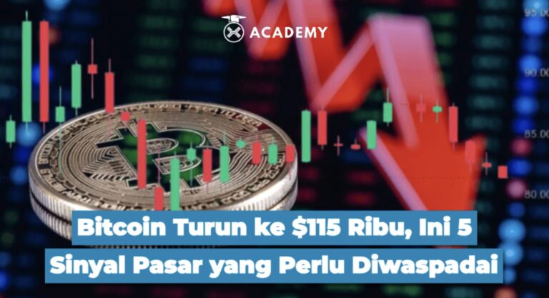 Bitcoin Turun ke $115 Ribu, Ini 5 Sinyal Pasar yang Perlu Diwaspadai