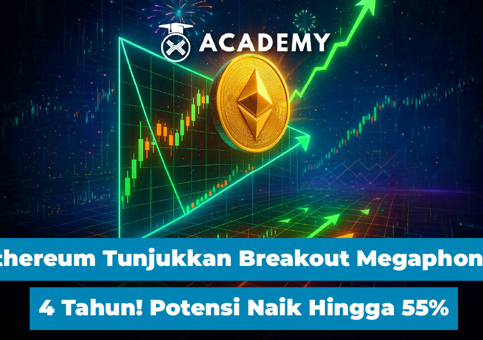 Ethereum Tunjukkan Breakout Megaphone 4 Tahun! Potensi Naik Hingga 55%