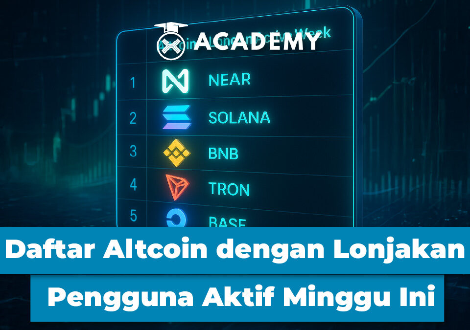 Daftar Altcoin dengan Lonjakan Pengguna Aktif Minggu Ini