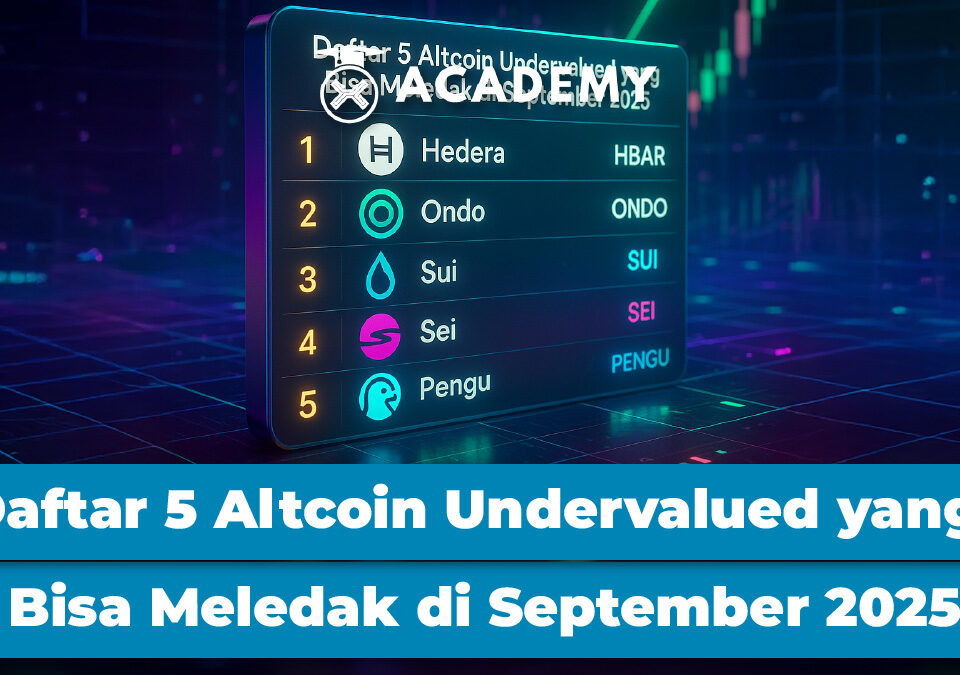 Daftar 5 Altcoin Undervalued yang Bisa Meledak di September 2025