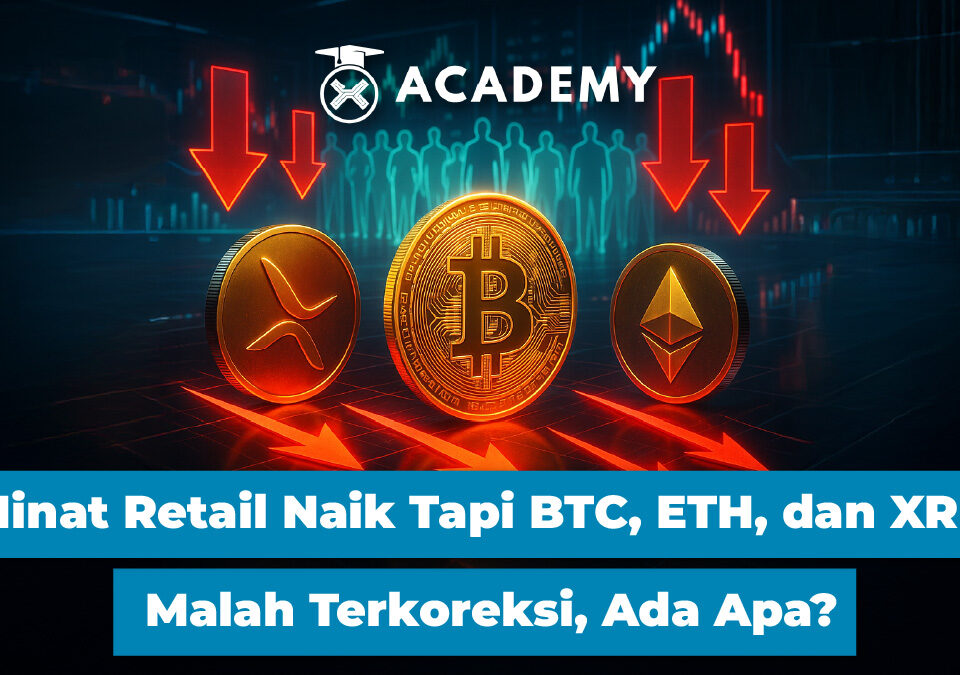 Minat Retail Naik Tapi BTC, ETH, dan XRP Malah Terkoreksi, Ada Apa?