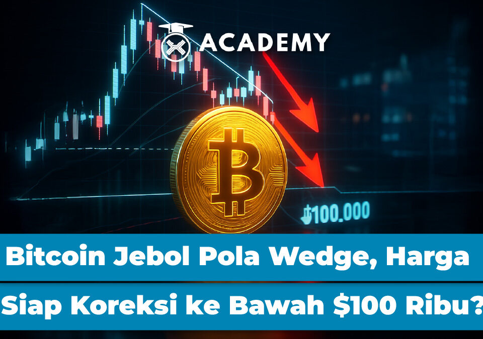 Bitcoin Jebol Pola Wedge, Harga Siap Koreksi ke Bawah $100 Ribu?