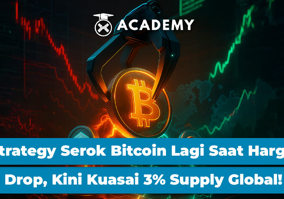 Strategy Serok Bitcoin Lagi Saat Harga Drop, Kini Kuasai 3% Supply Global!