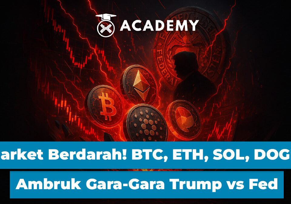 Market Berdarah! BTC, ETH, SOL, DOGE Ambruk Gara-Gara Trump vs Fed
