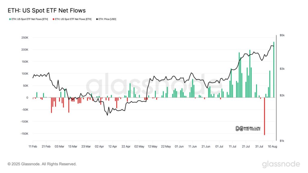 ETF ETH Net Flows ETF ETH Net Flows
