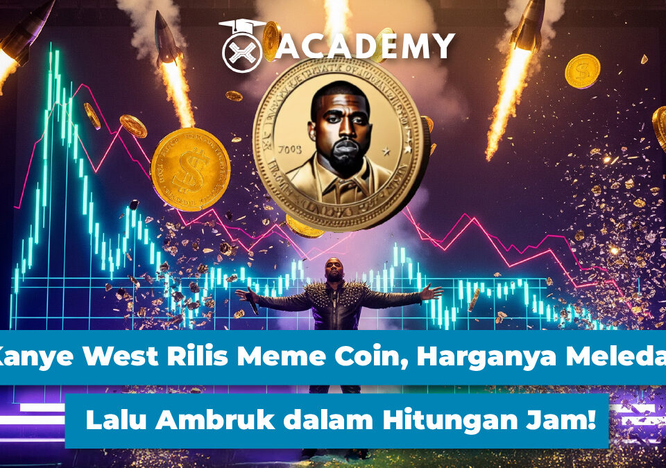 Kanye West Rilis Meme Coin, Harganya Meledak Lalu Ambruk dalam Hitungan Jam!