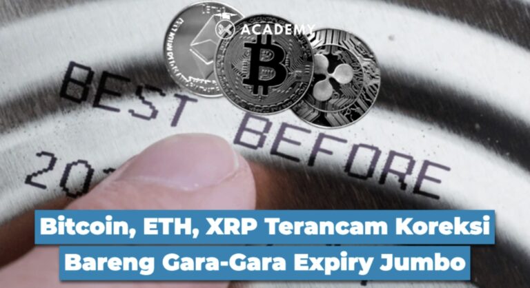 Bitcoin, ETH, XRP Terancam Koreksi Bareng Gara-Gara Expiry Jumbo