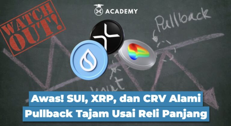Awas! SUI, XRP, dan CRV Alami Pullback Tajam Usai Reli Panjang